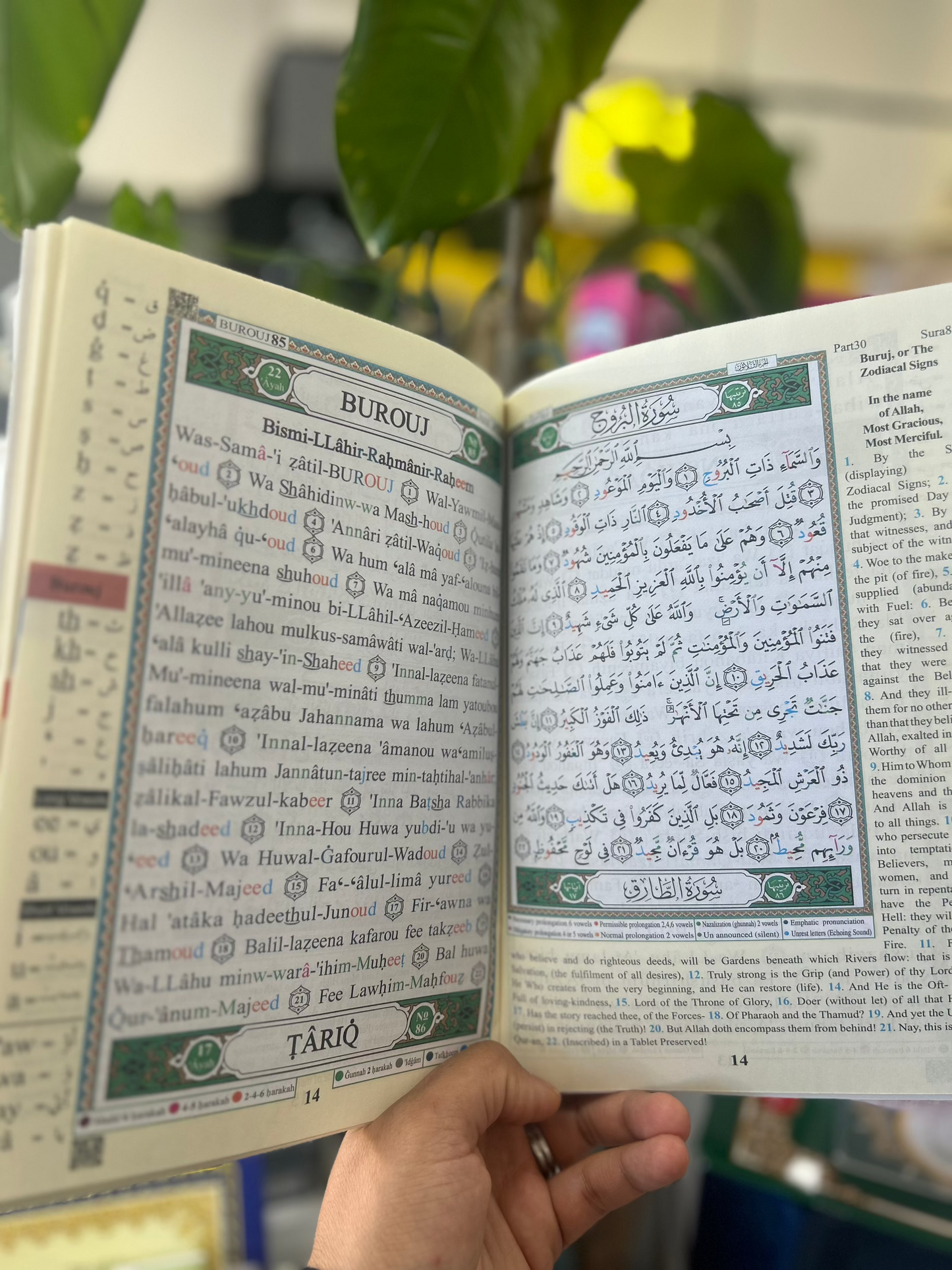 Tajweed Juz Amma Translation and Transliteration (Uthmani)