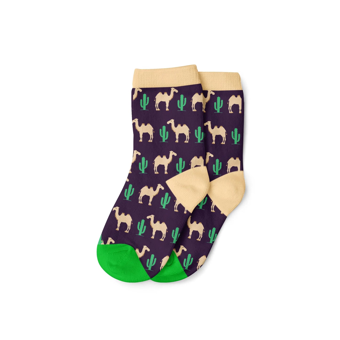 Halal Socks for Kids - Camels and Cacti