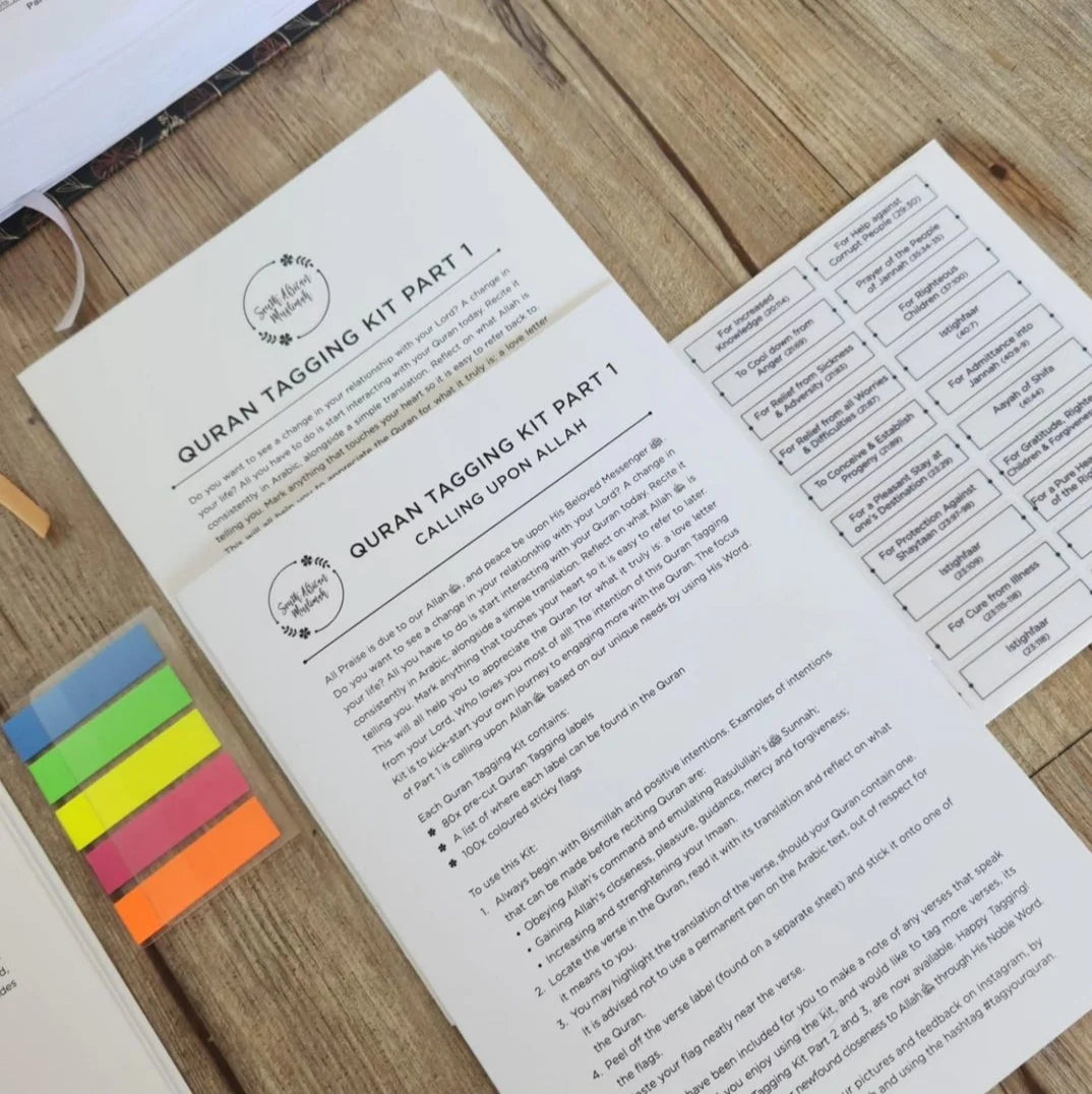 Quran Tagging Kit: Calling Upon Allah (Part 1)