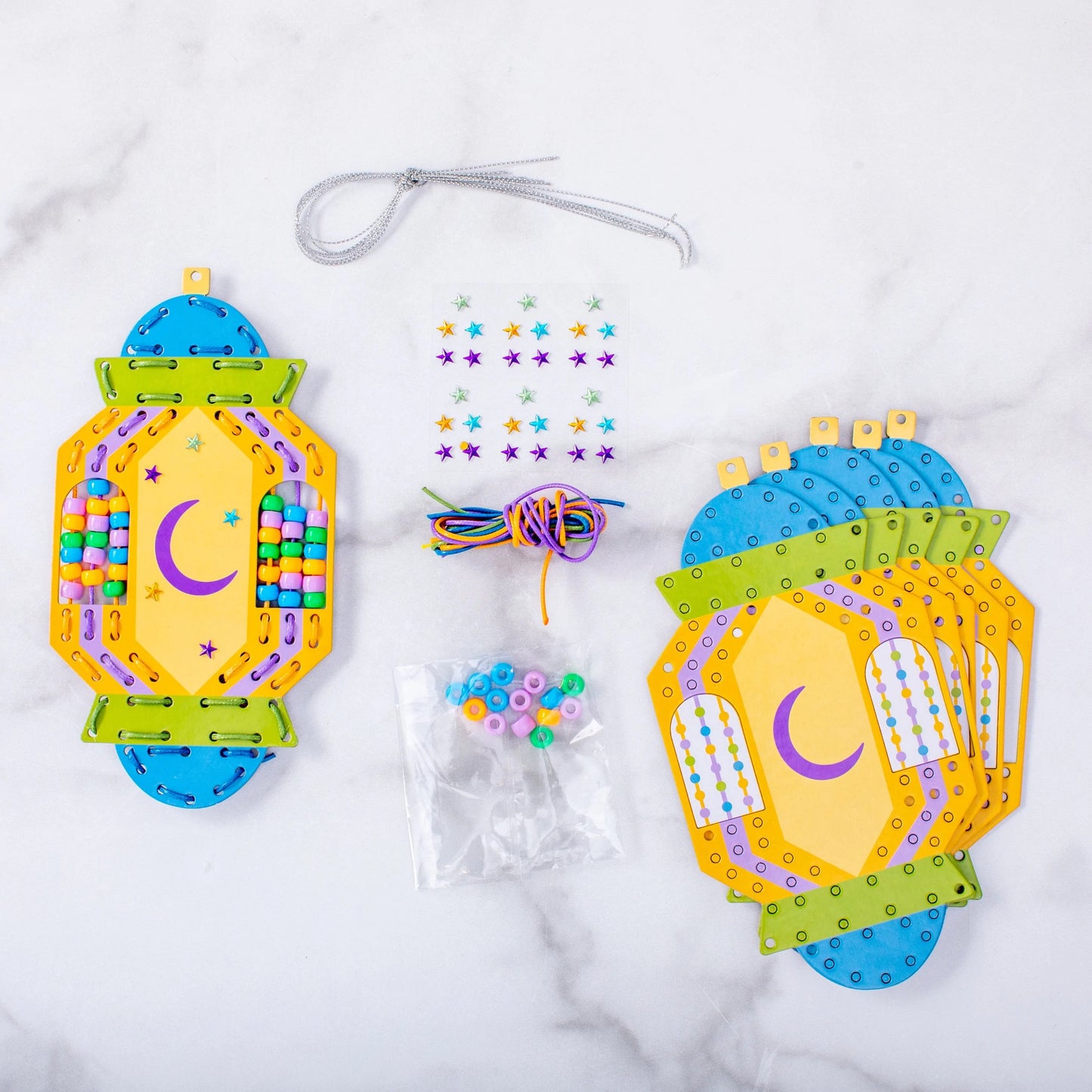 Holiday Lantern Threading Craft (Party Pack - Set of 6)