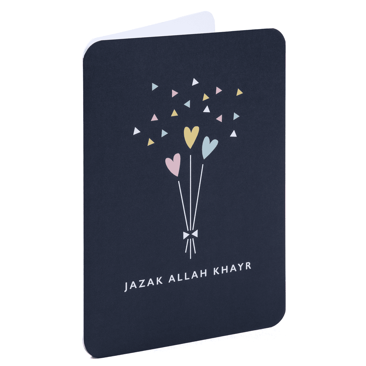 Hearts & Confetti Jazak Allah Khayr Card