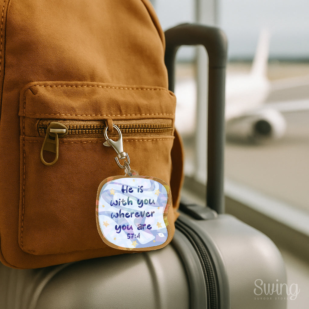 Acrylic Sparkling Keychain