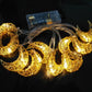 Metal Moon LED String Light