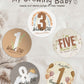 Muslim Baby Milestone Cards