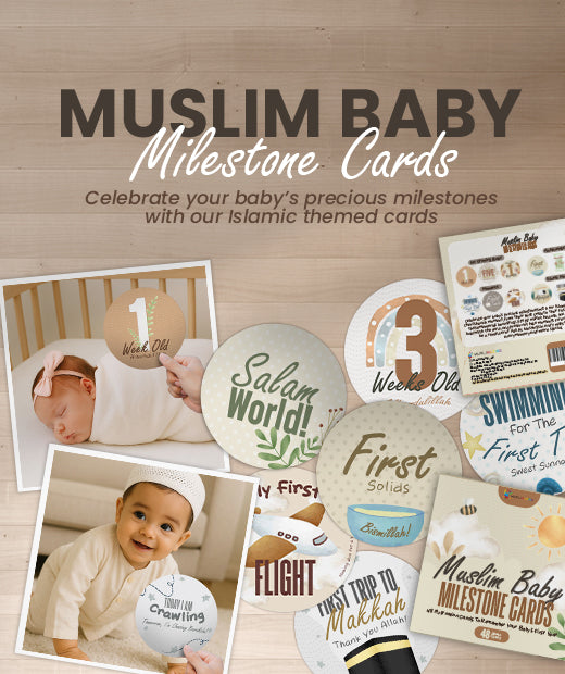 Muslim Baby Milestone Cards