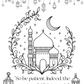 Islamic Coloring Book for Muslim Women and Teens Book 2