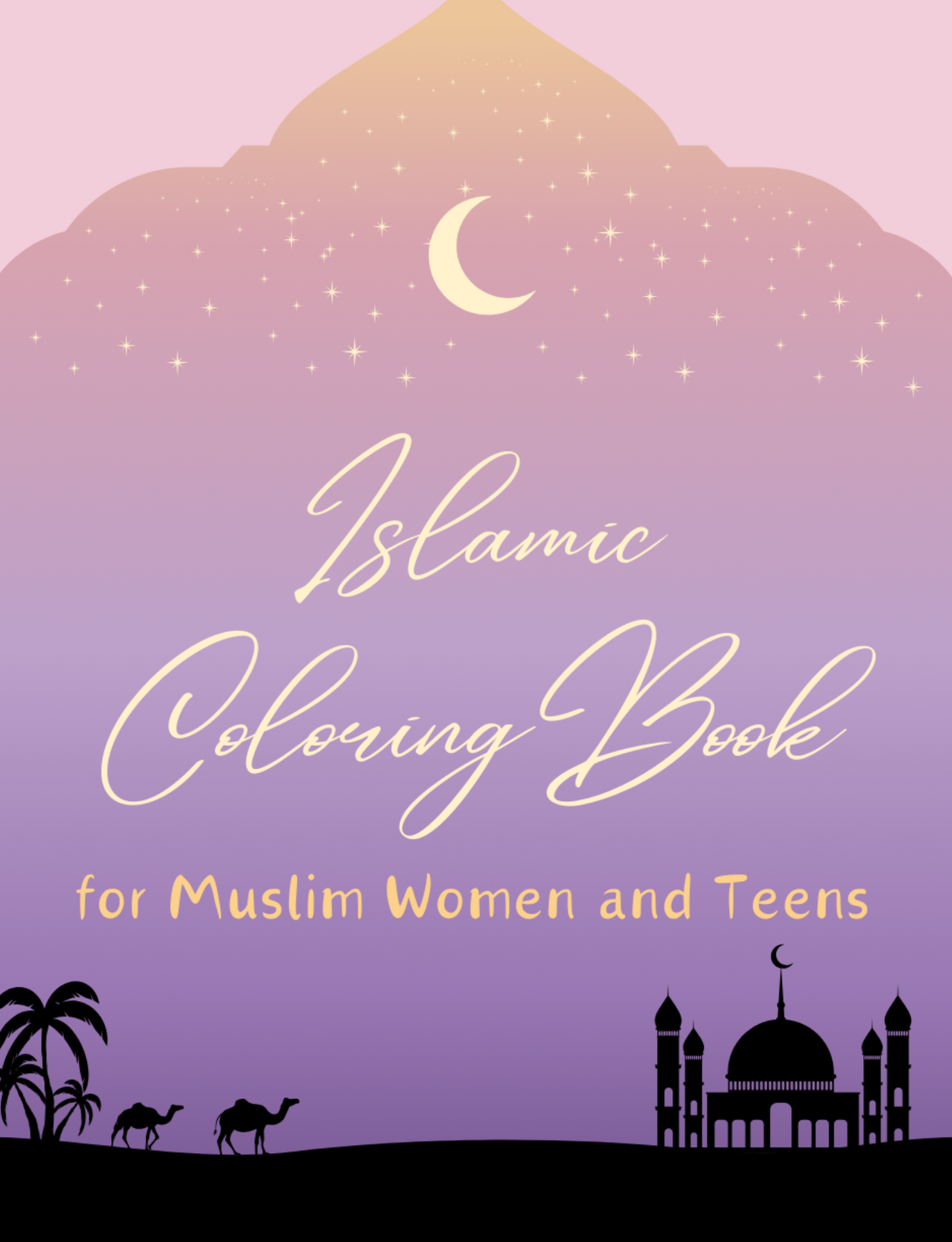 Islamic Coloring Book for Muslim Women and Teens