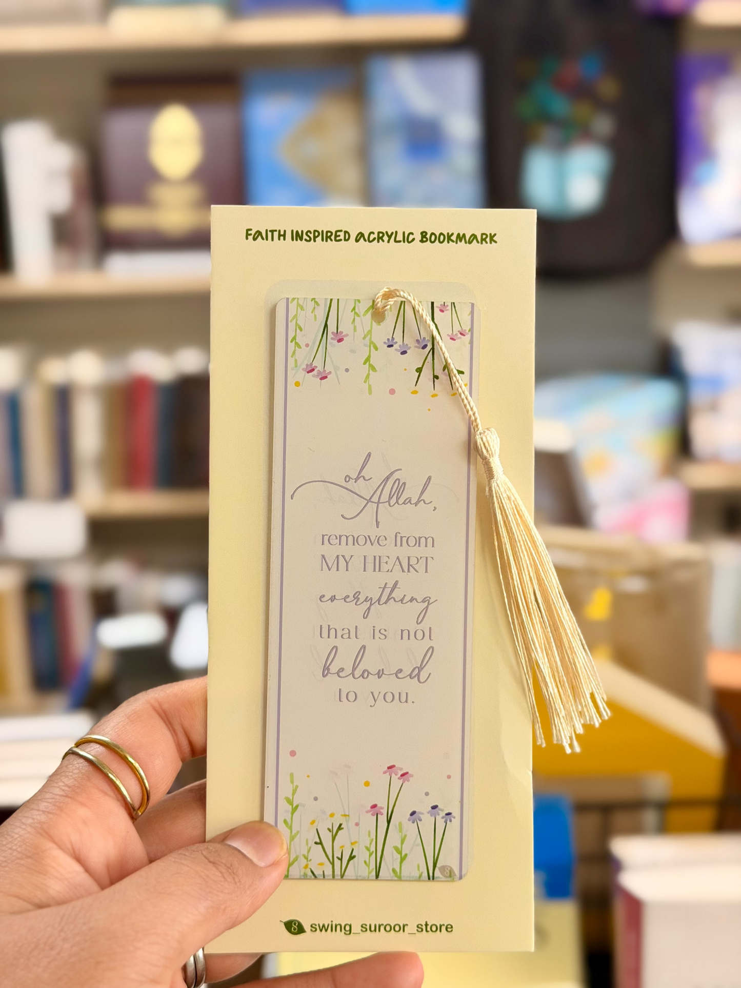 Islamic Pattern Bookmark Islamic Acrylic Bookmark – My Little Library NZ
