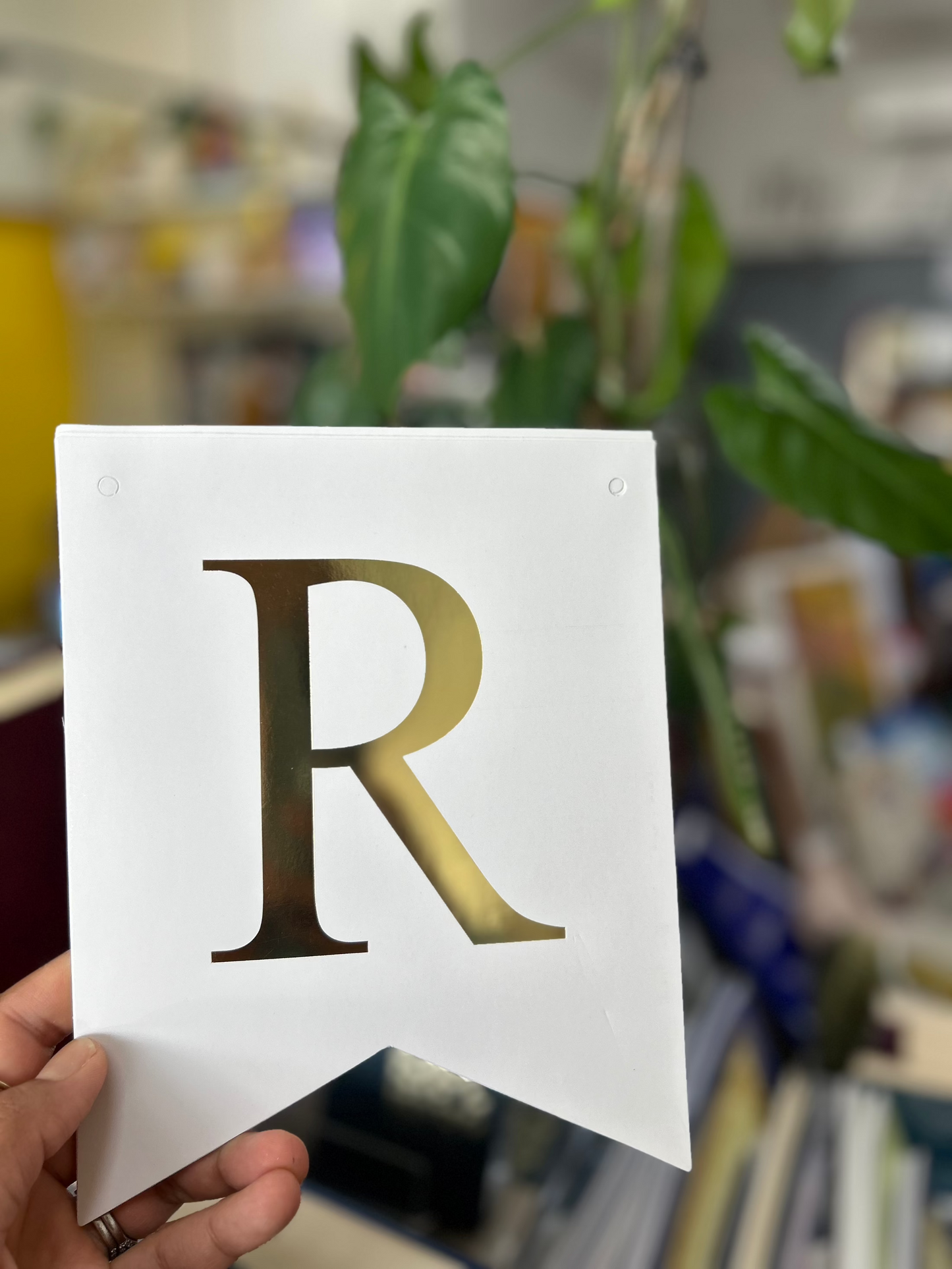 Ramadan Mubarak White Bunting