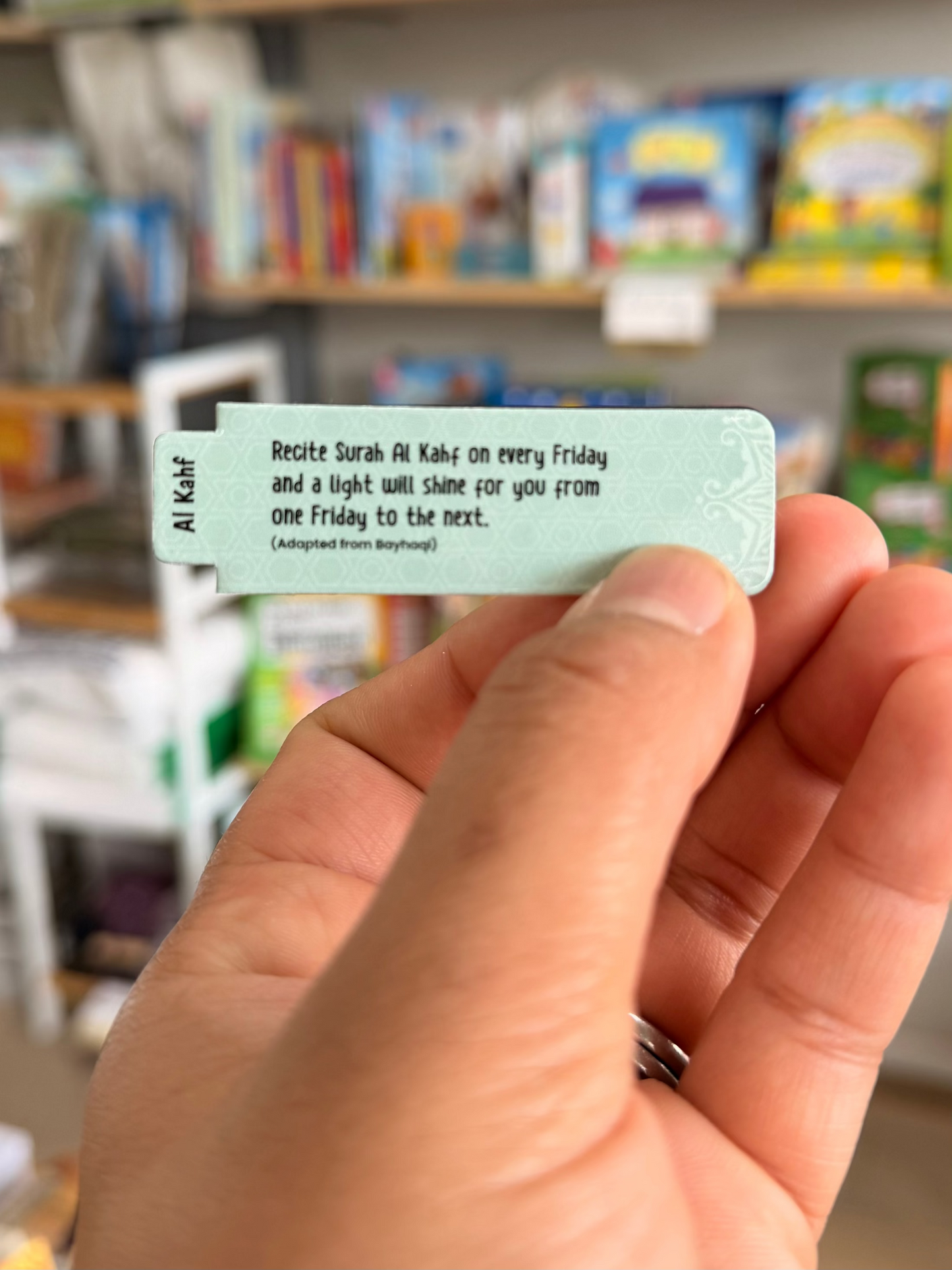 Quran Virtues Page Bookmark with Magnet