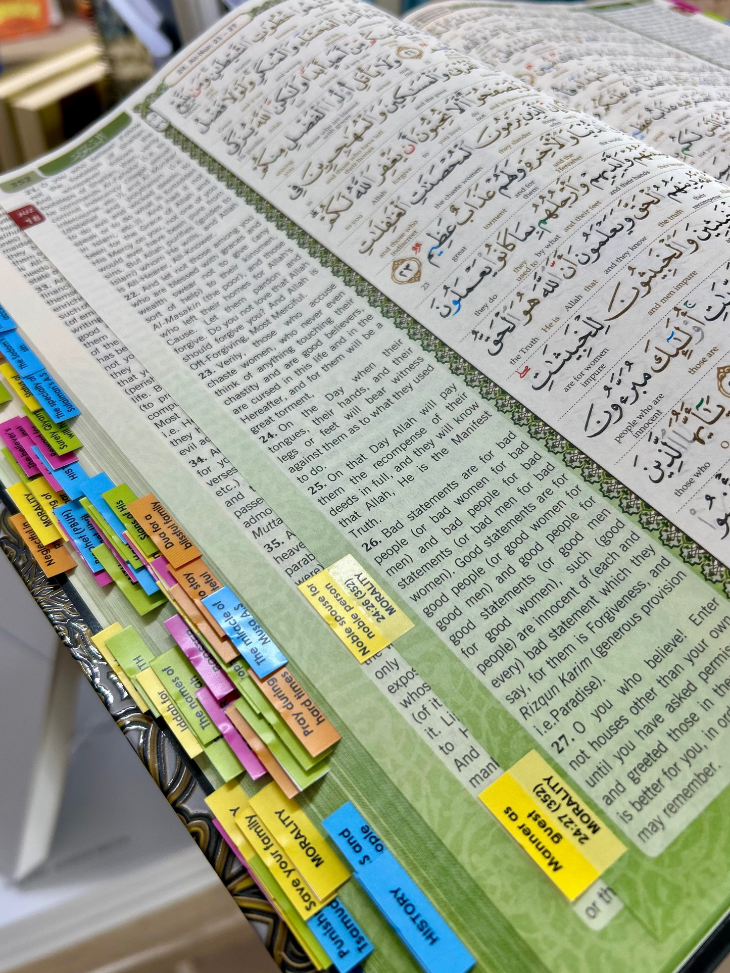 Al-Quran Al-Karim with Subject Tags