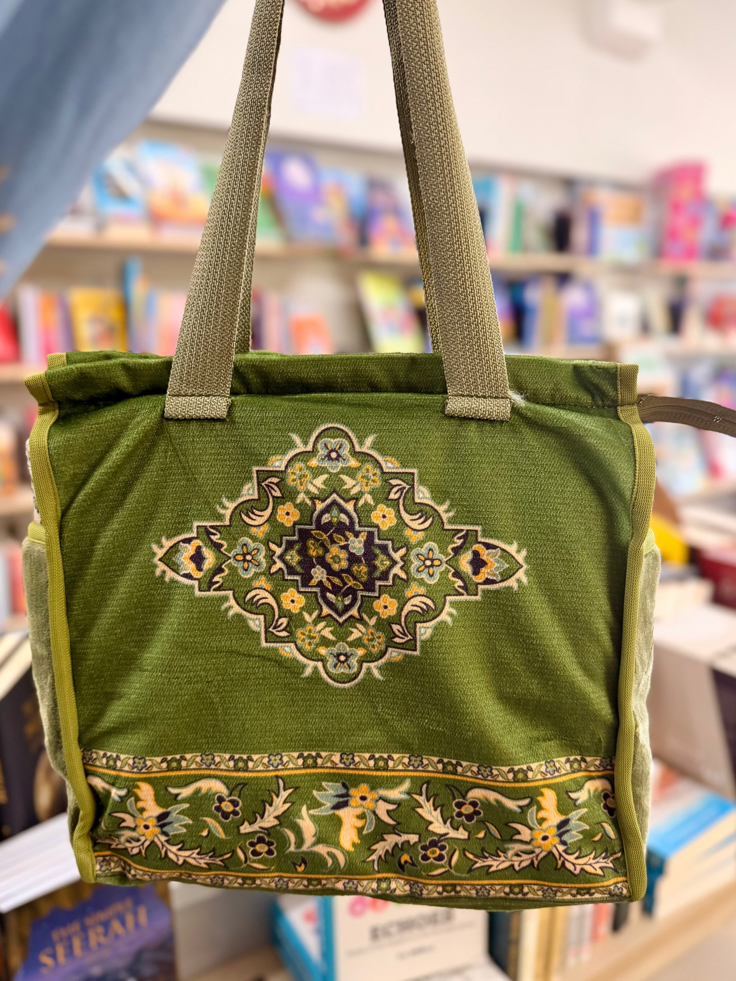 Rawdat Al Haramain Prayer Mat - Green