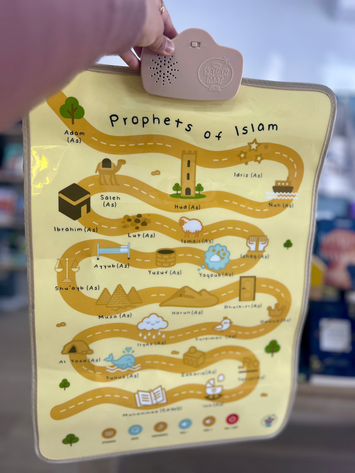 Prophet Shiith Prophets of Islam Interactive Islamic Wall Art | Learn all 25 Prophets ...