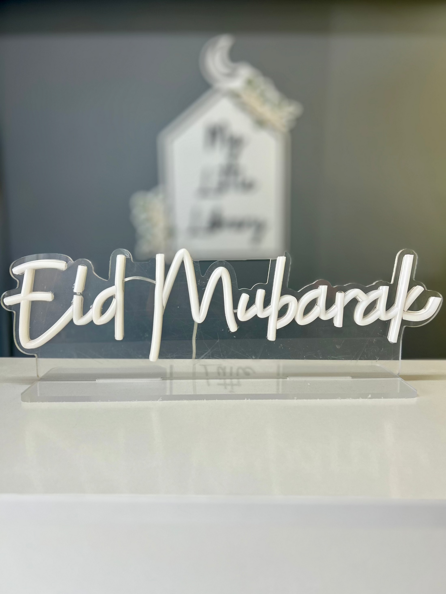 Eid Mubarak Standing Neon Sign
