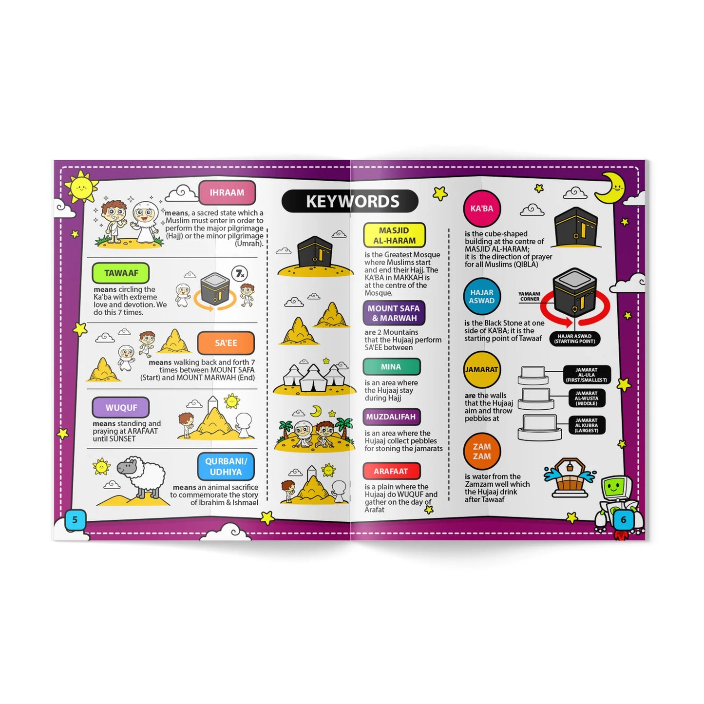 Hajj & Umrah Islamic Activity Booklet