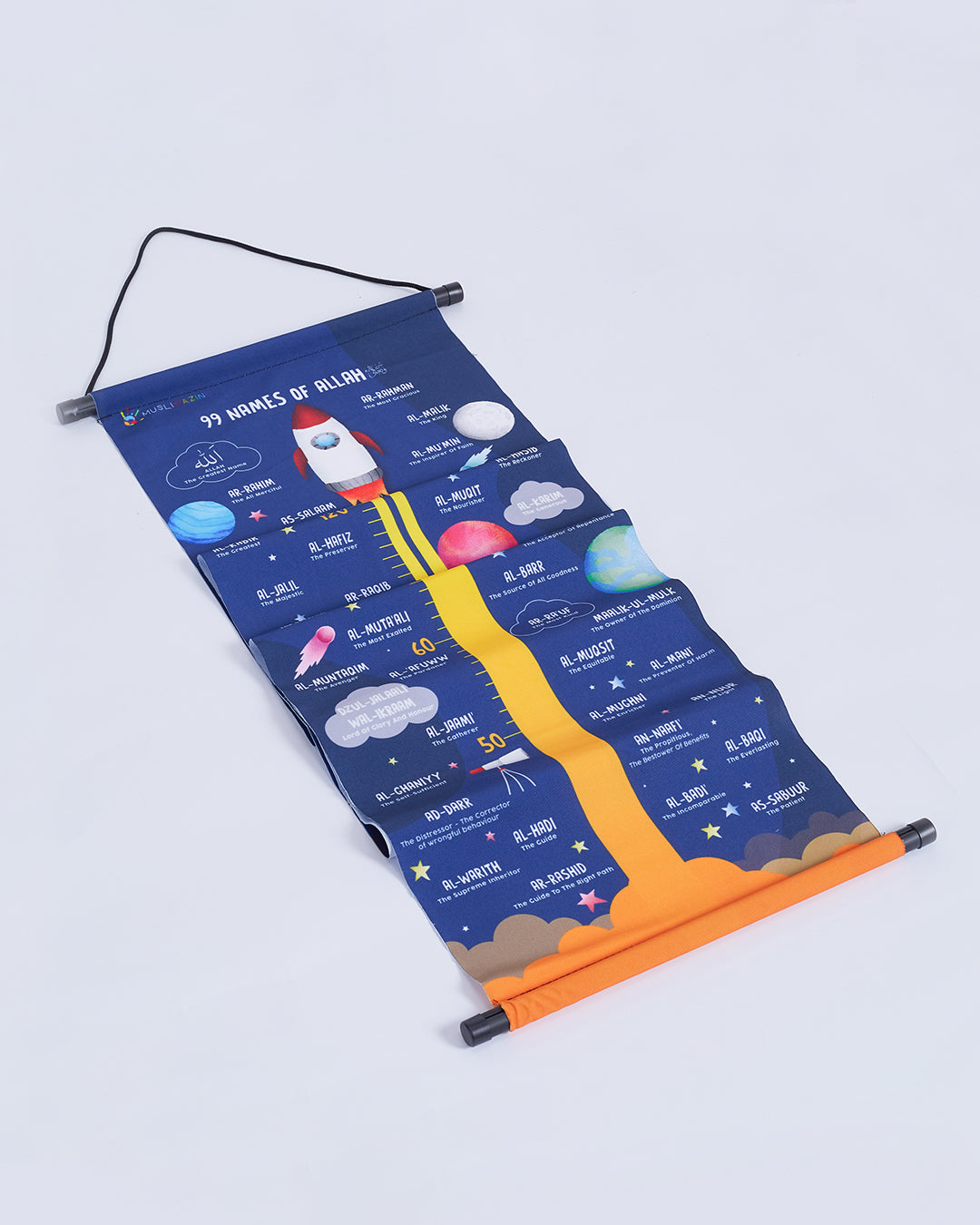 Height Chart : 99 Names of Allah – My Little Library NZ