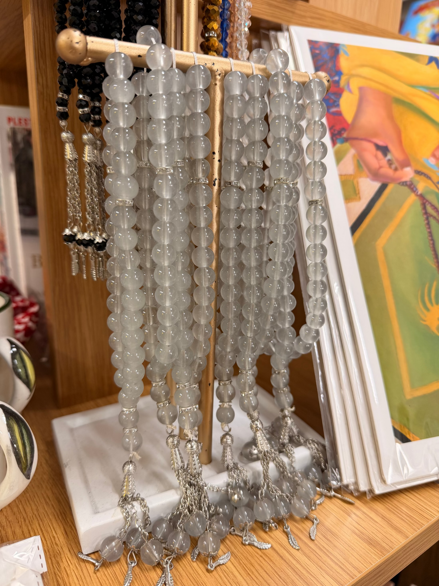 Cloud Grey Prayer Beads