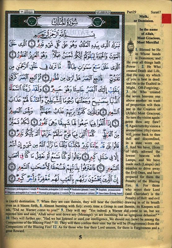 Juz Tabarak: With Meanings Translation and Transliteration in English
