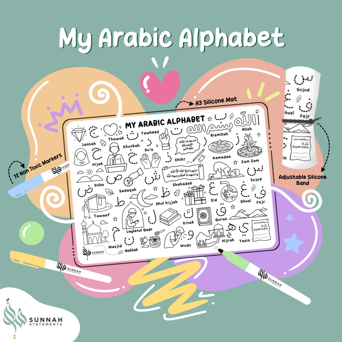My Arabic Alphabet Mat