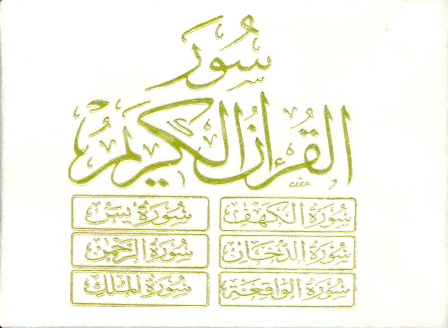 Selected Surahs (Pocket Size)