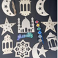 Wooden Colouring Set