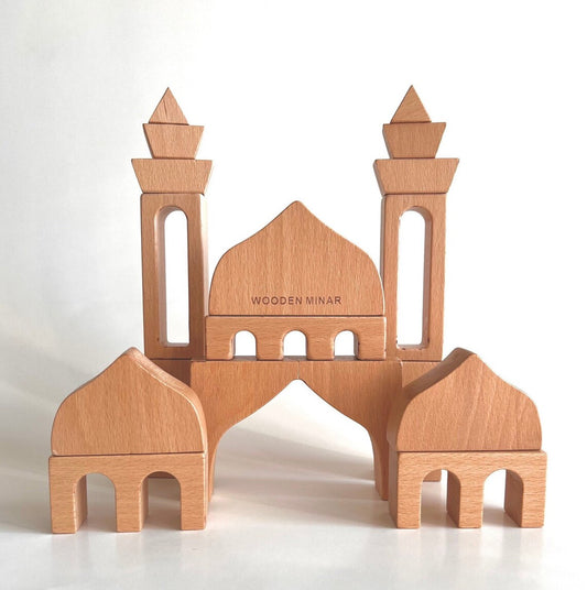Wooden Masjid Blocks