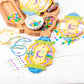 Holiday Lantern Threading Craft (Party Pack - Set of 6)