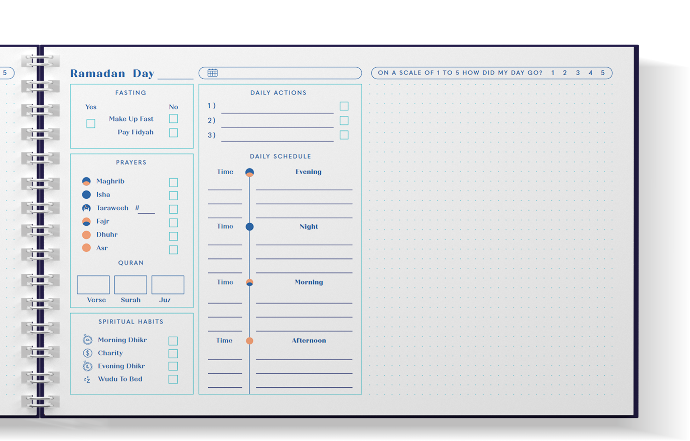 Ramadan Legacy Daily Action Pad