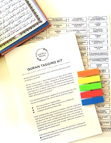 Quran Tagging Kit: Calling Upon Allah (Part 1)