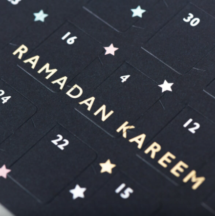 Stars ‘Ramadan Kareem’ Kids Countdown to Eid Good Deeds Paper Calendar