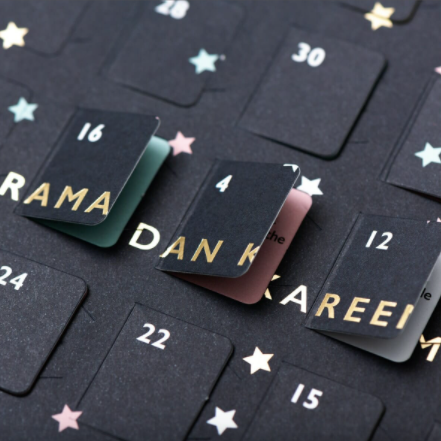 Stars ‘Ramadan Kareem’ Kids Countdown to Eid Good Deeds Paper Calendar