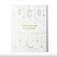 Ramadan Chocolate Countdown Calendar with White Lanterns & Stars