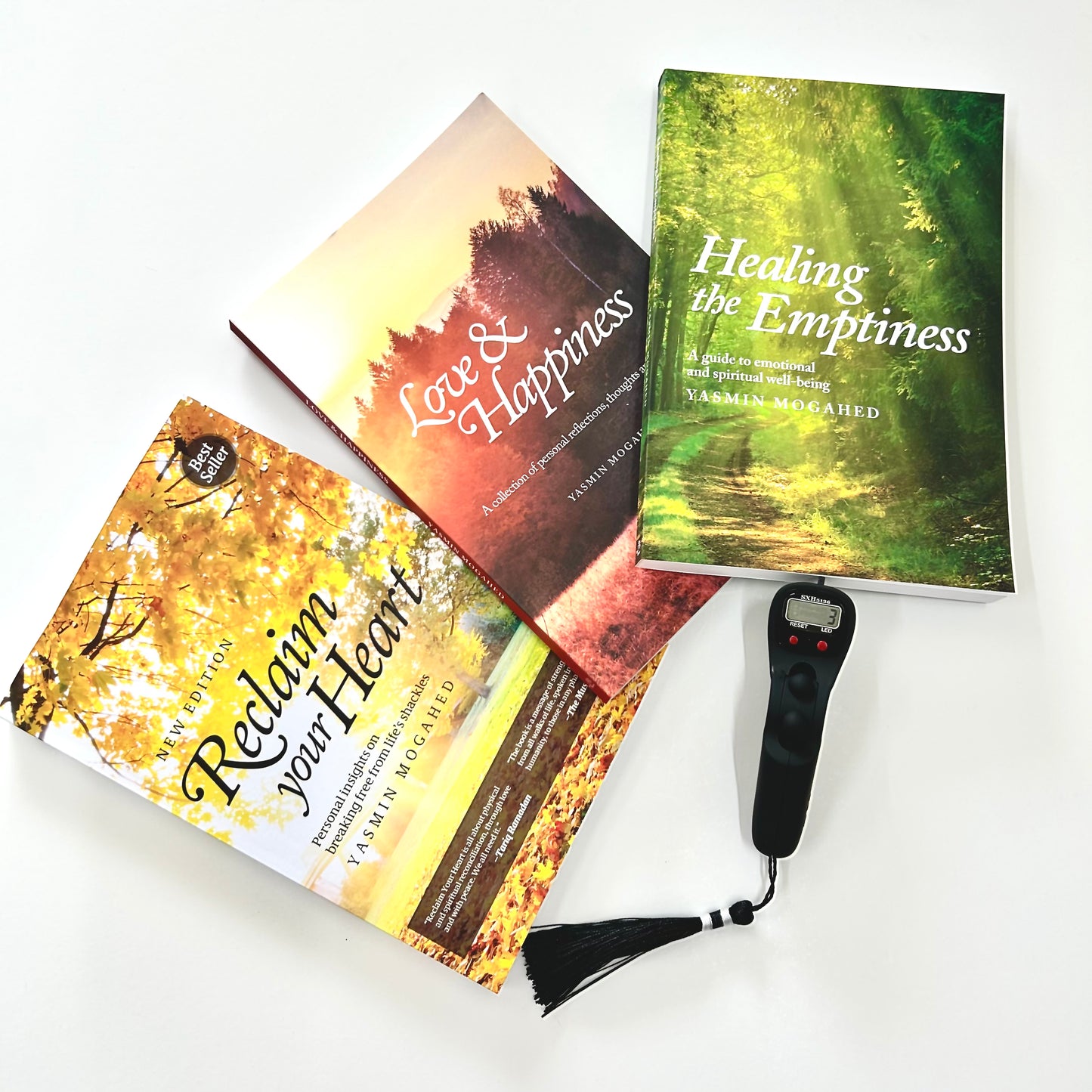 Yasmin Mogahed Book Bundle -  Reclaim Your Heart / Love & Happiness/ Healing the Emptiness
